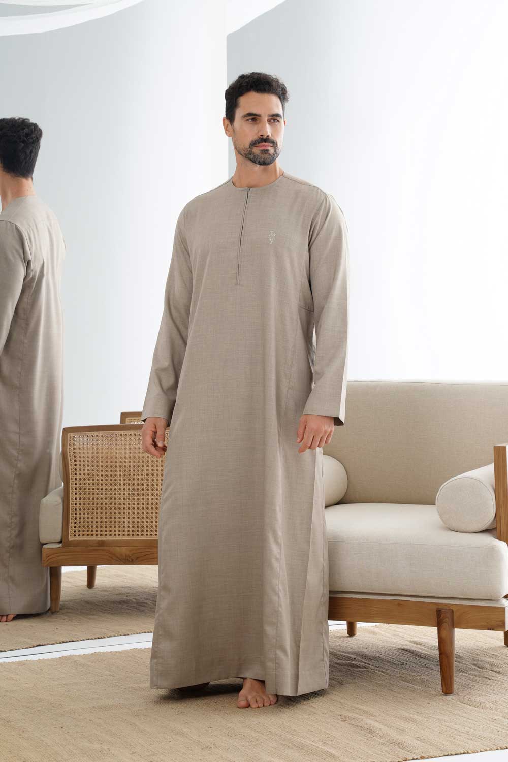 Beige Comfort Thobe - Image 4