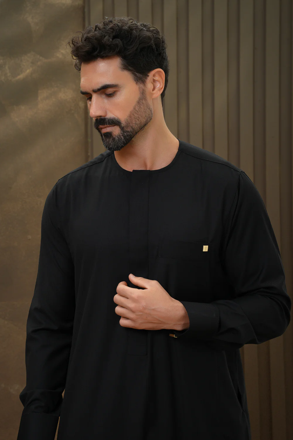 Black Premium Thobe - Image 4