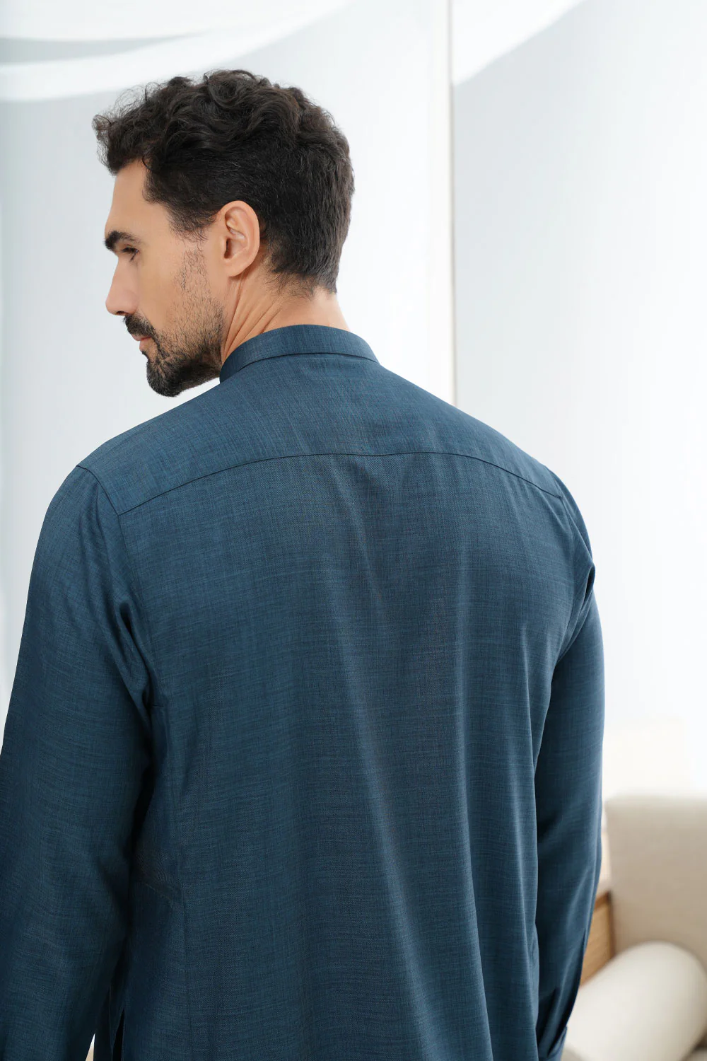 Blue Classic Thobe - Image 5