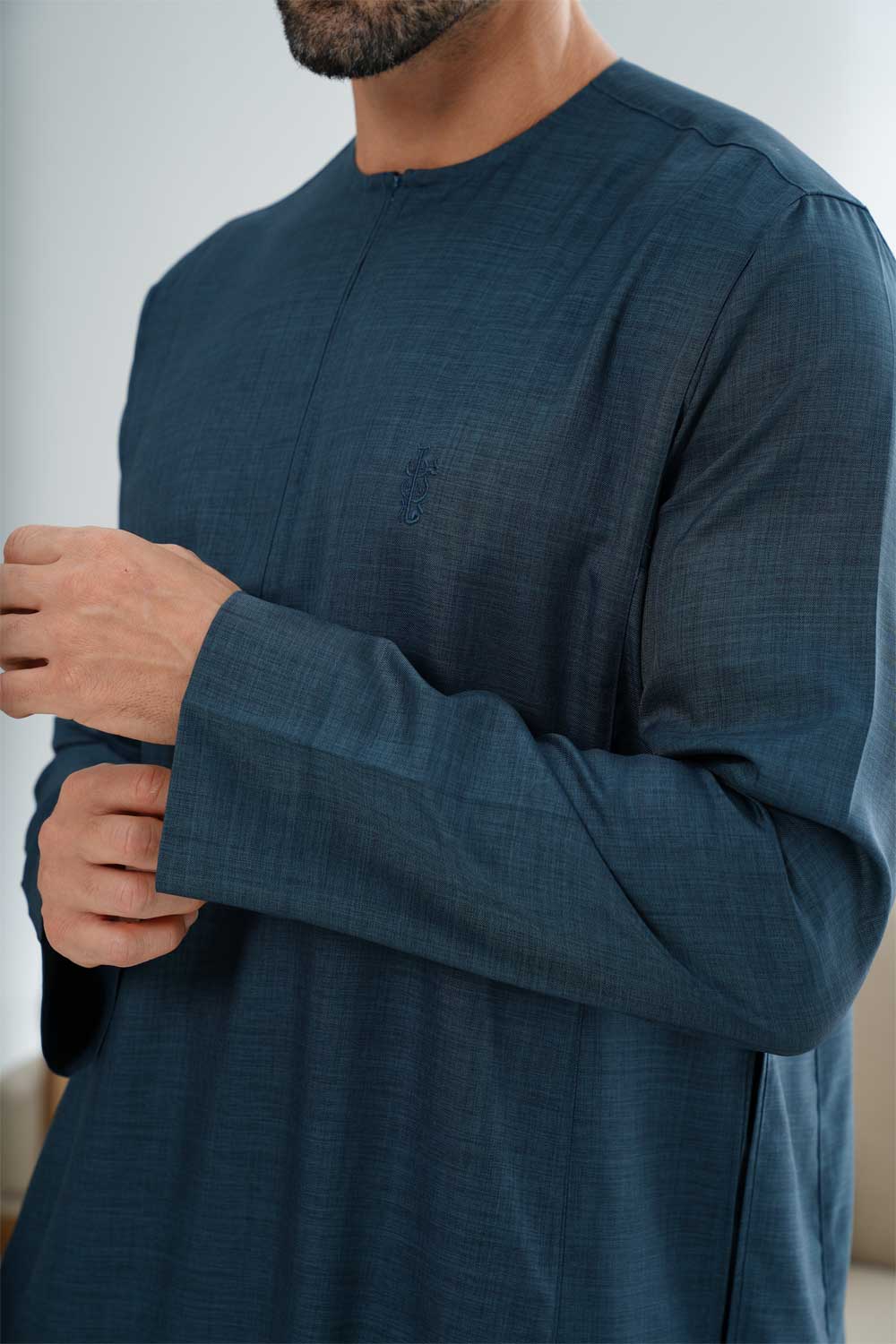 Blue Comfort Thobe - Image 3