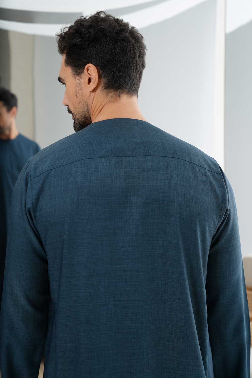 Blue Comfort Thobe - Image 4