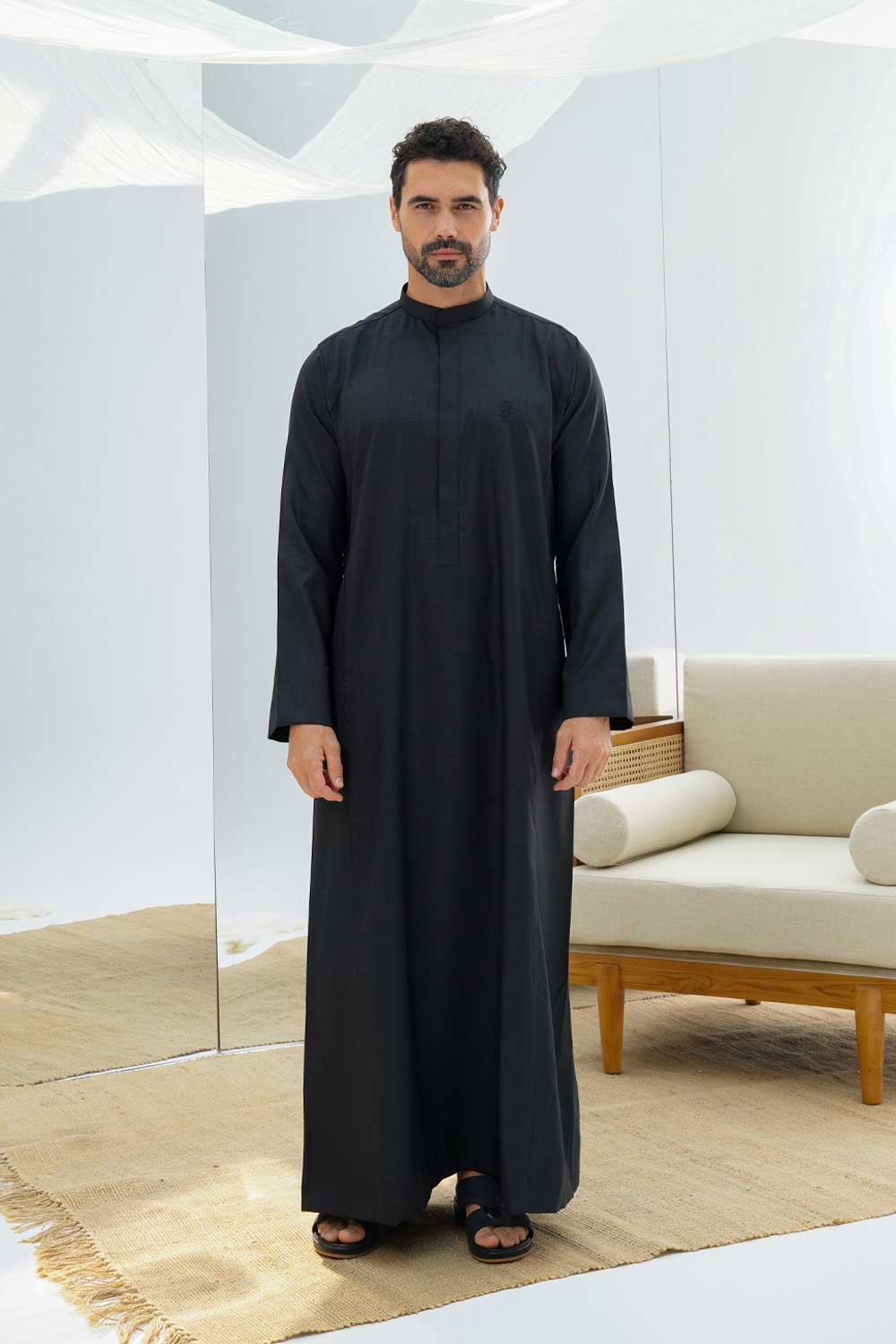 Kuwaiti Black Thobe - Image 3