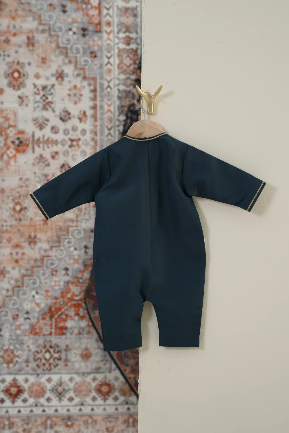 Emirati Aegean Blue Baby Thobe - Image 3