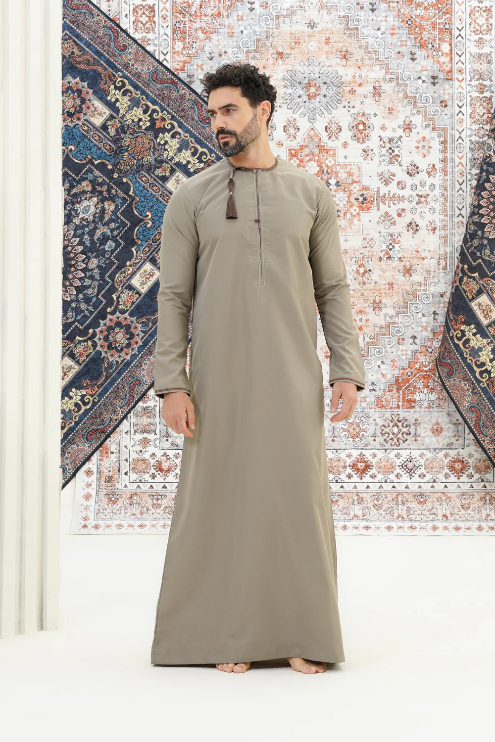 Omani Walnut Boys Thobe - Image 3