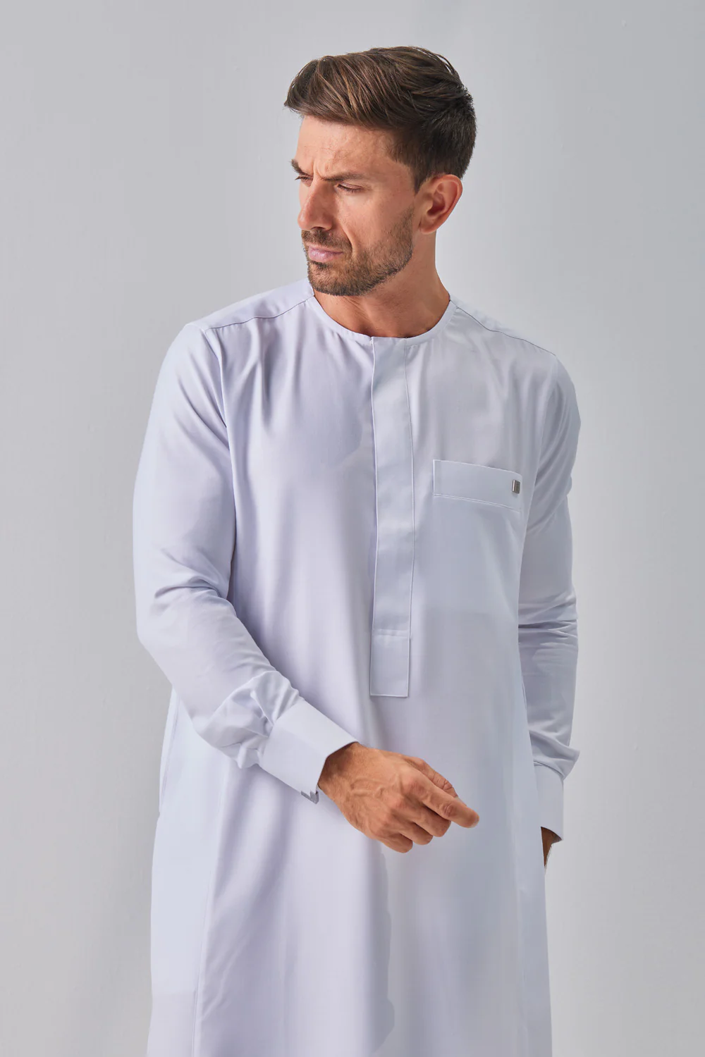 White Premium Thobe - Image 3